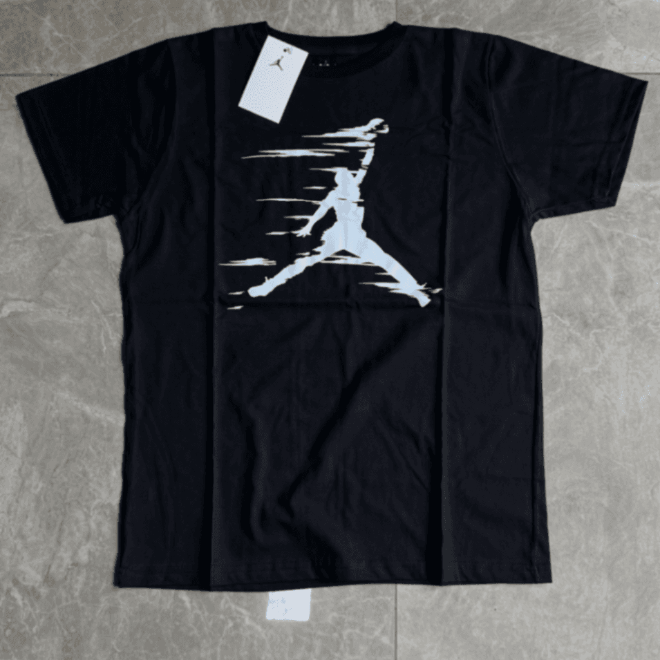 Remera Jordan Jumpman Glitch - Negra