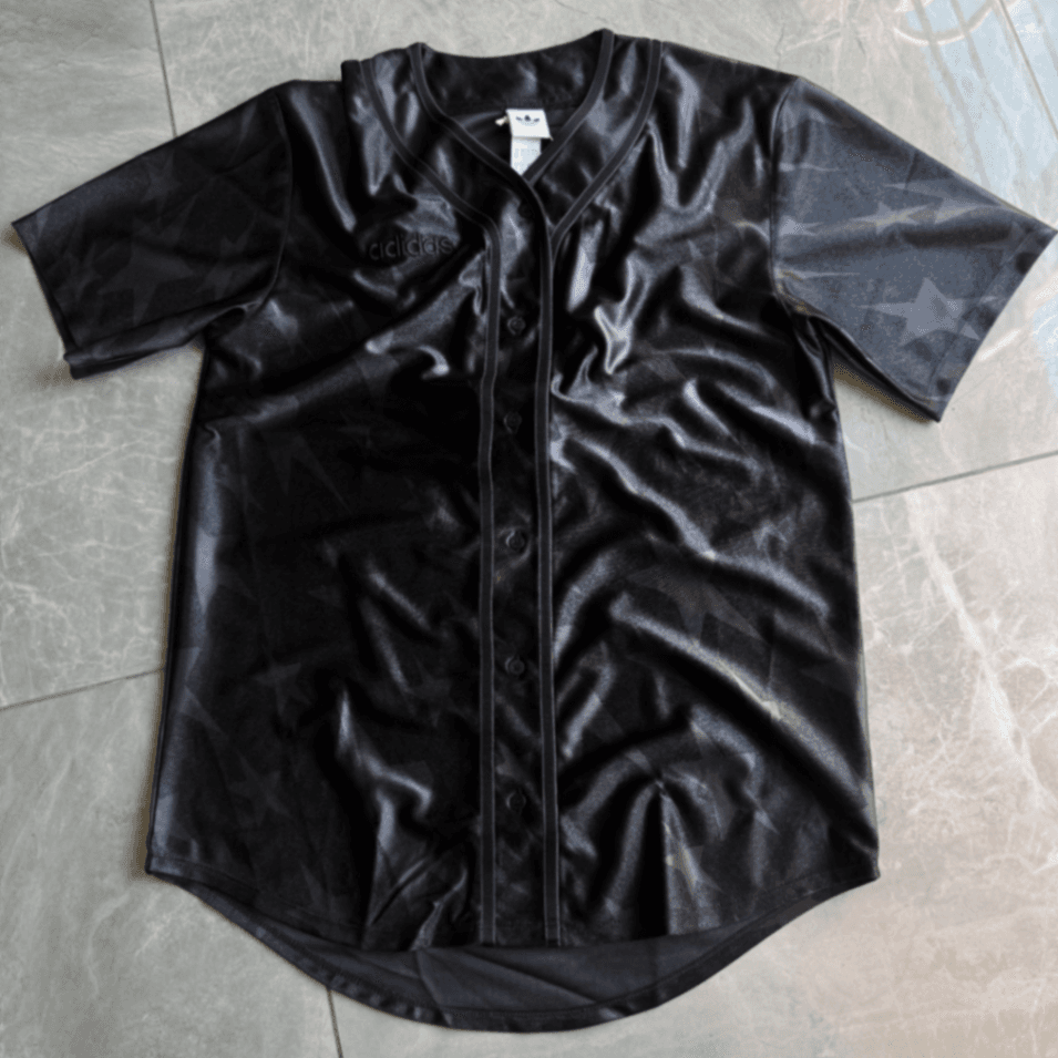 Camiseta Adidas Baseball Jersey Negra (ORIGINAL)