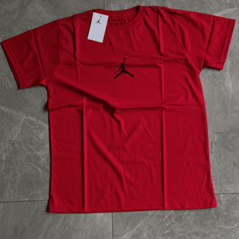 Remera Jordan Logo Minimal - Roja
