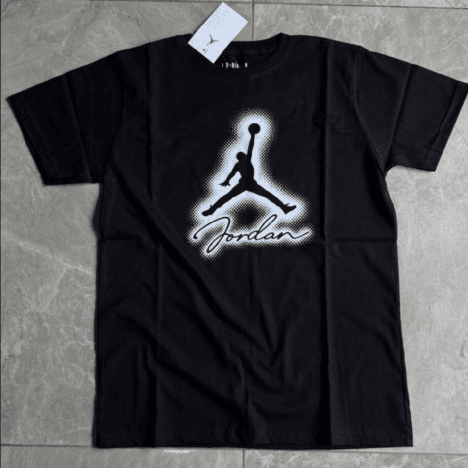 Remera Jordan Jumpman Script - Negra