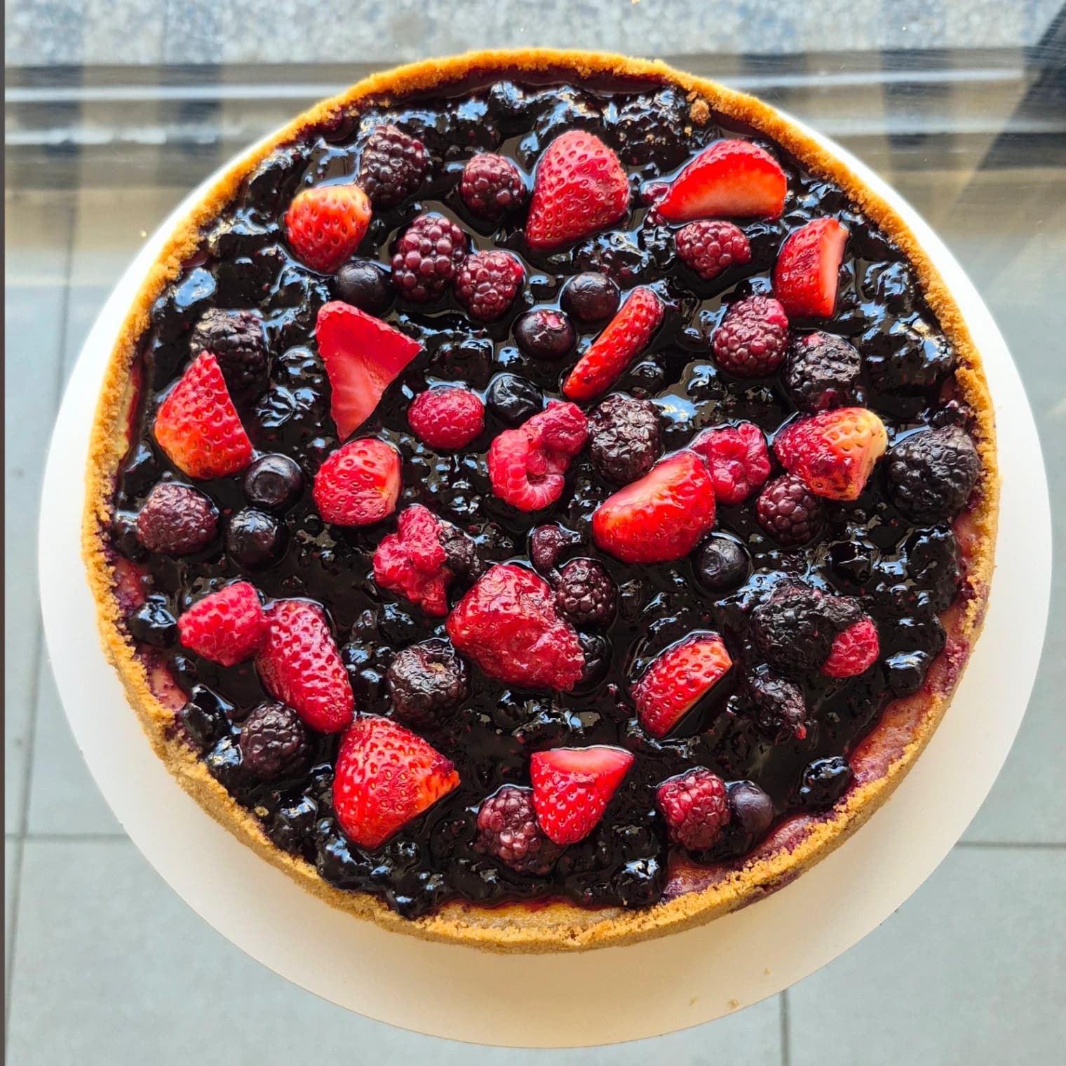 Cheescake de Frutos Rojos (4)