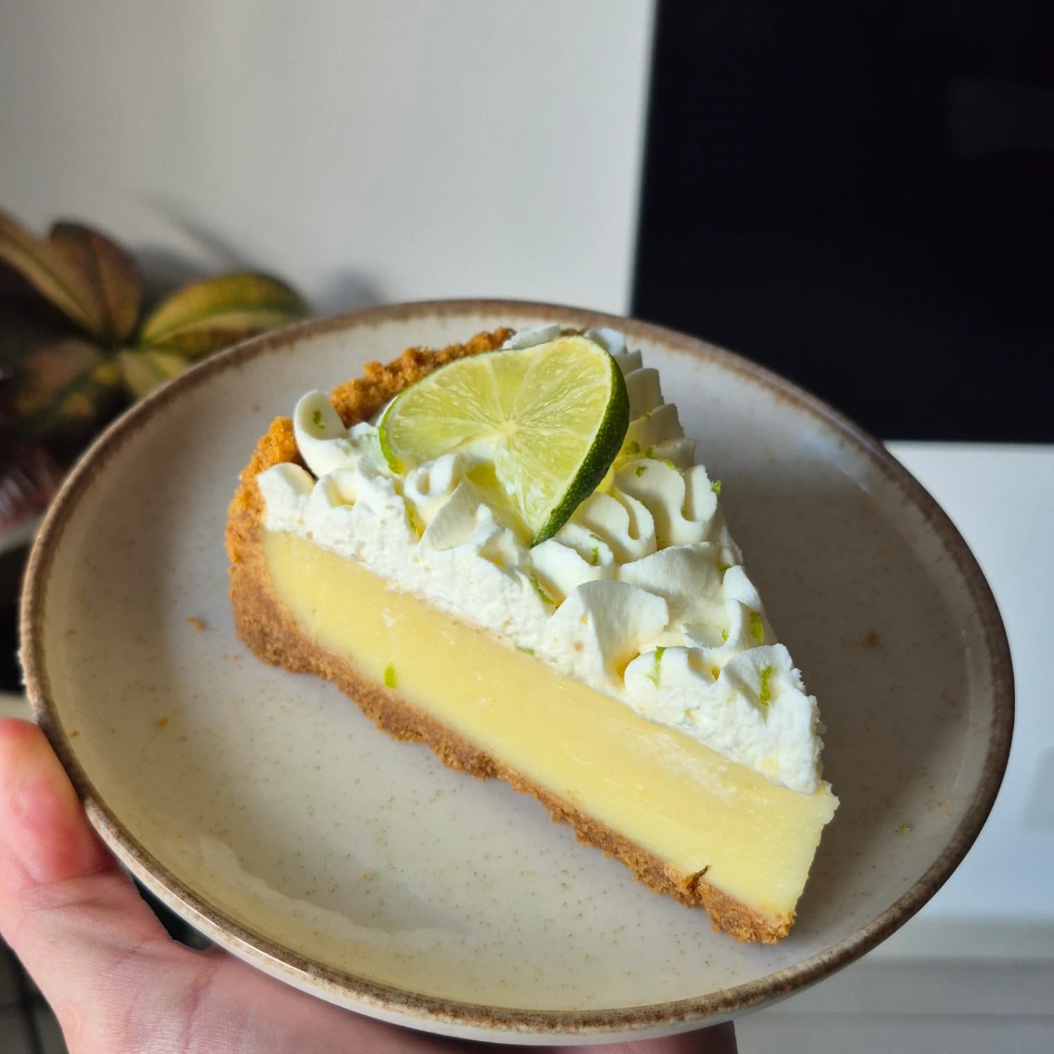 Key lime pie Porción