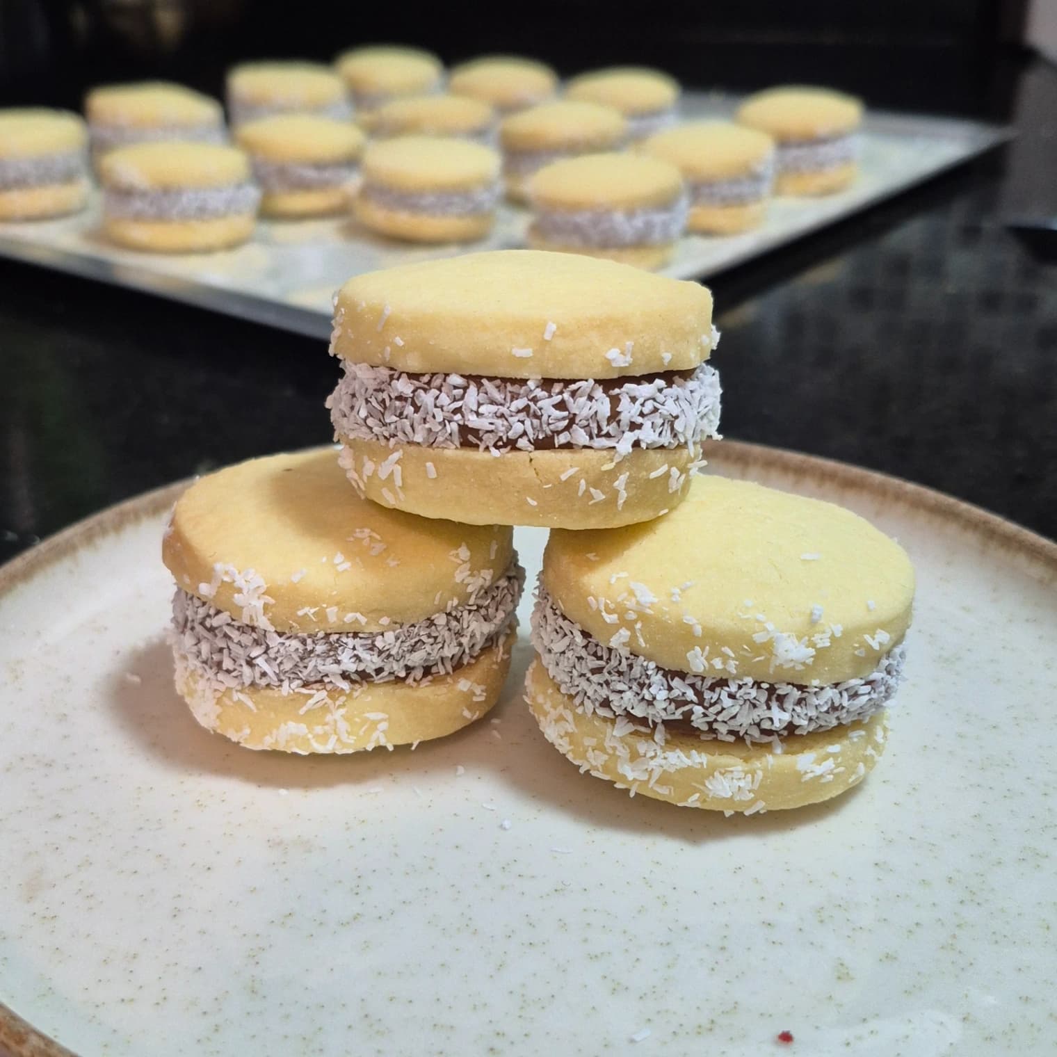 Alfajor de maicena x 3 Uni
